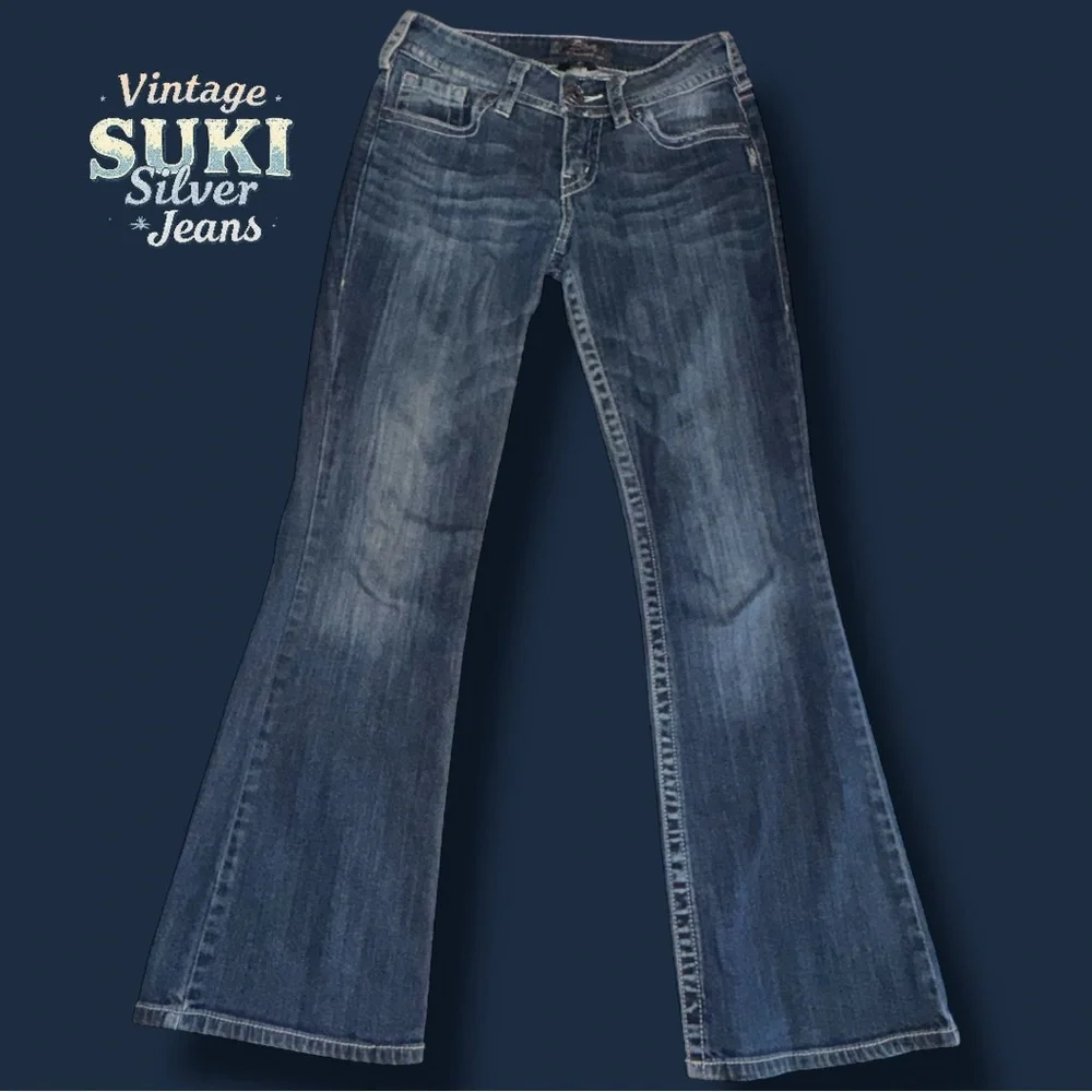 Silver Jeans Suki Mid Rise Curvy Bootcut Jeans Women's Size 26 Vintage Y2K